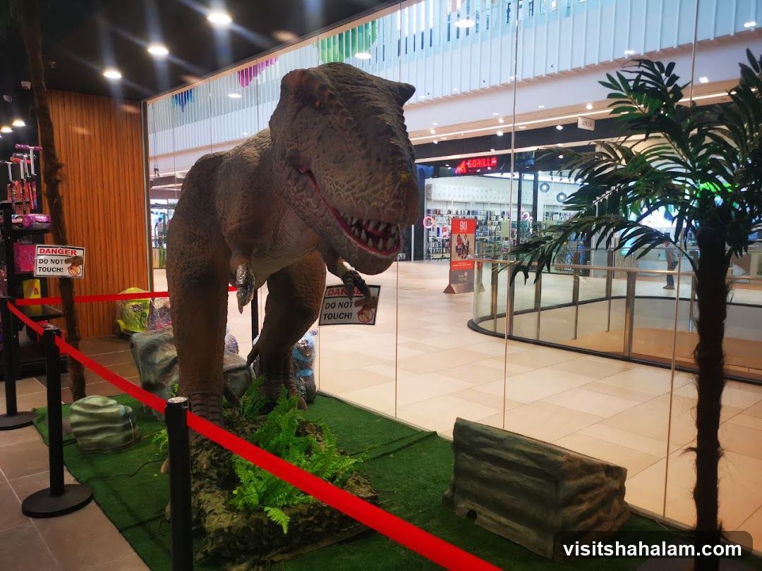 Dinosaur Display in Mall