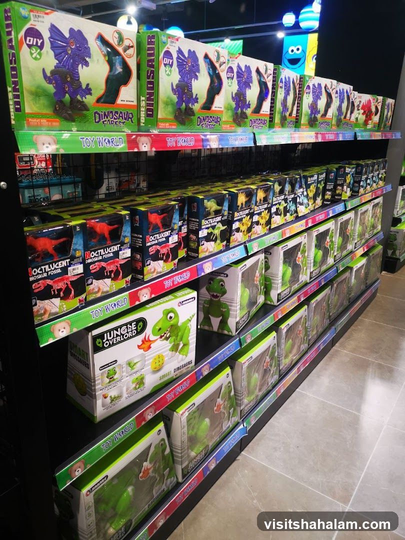 Toy Store Shelves