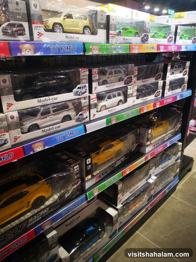 Toy Cars on Display