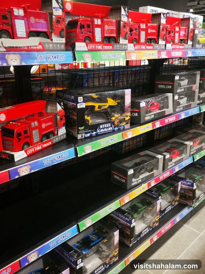 Toy Store Shelves