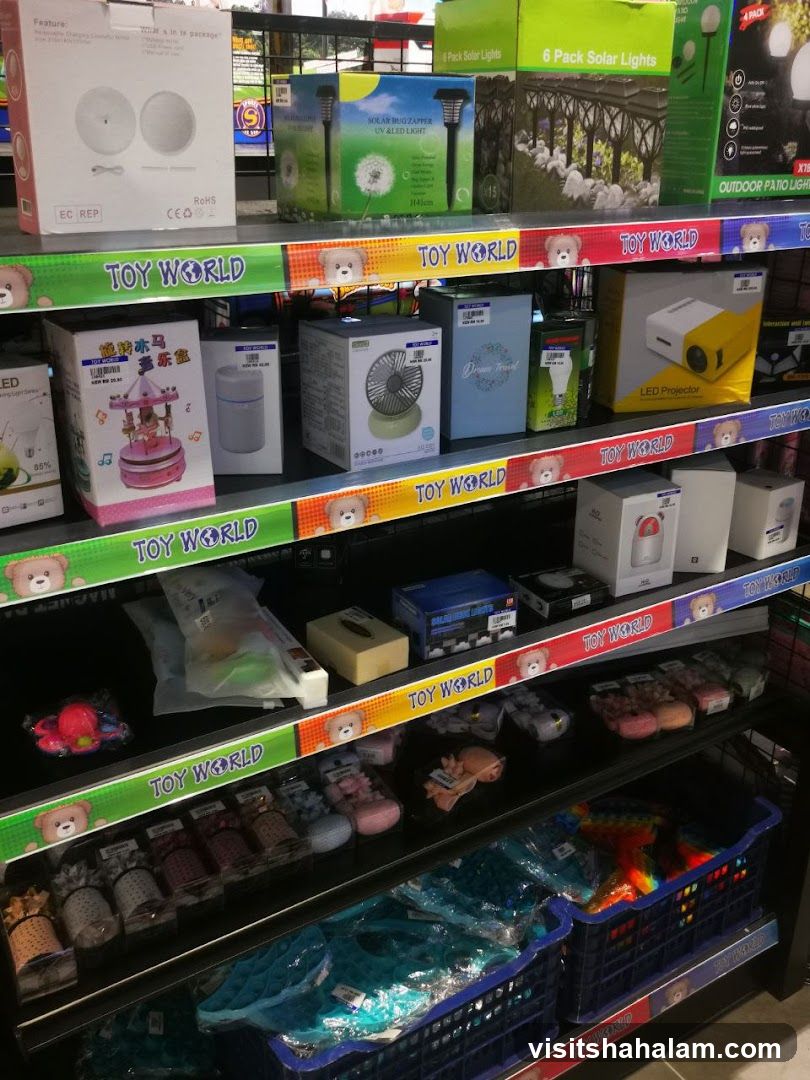 Toy World Store Shelves