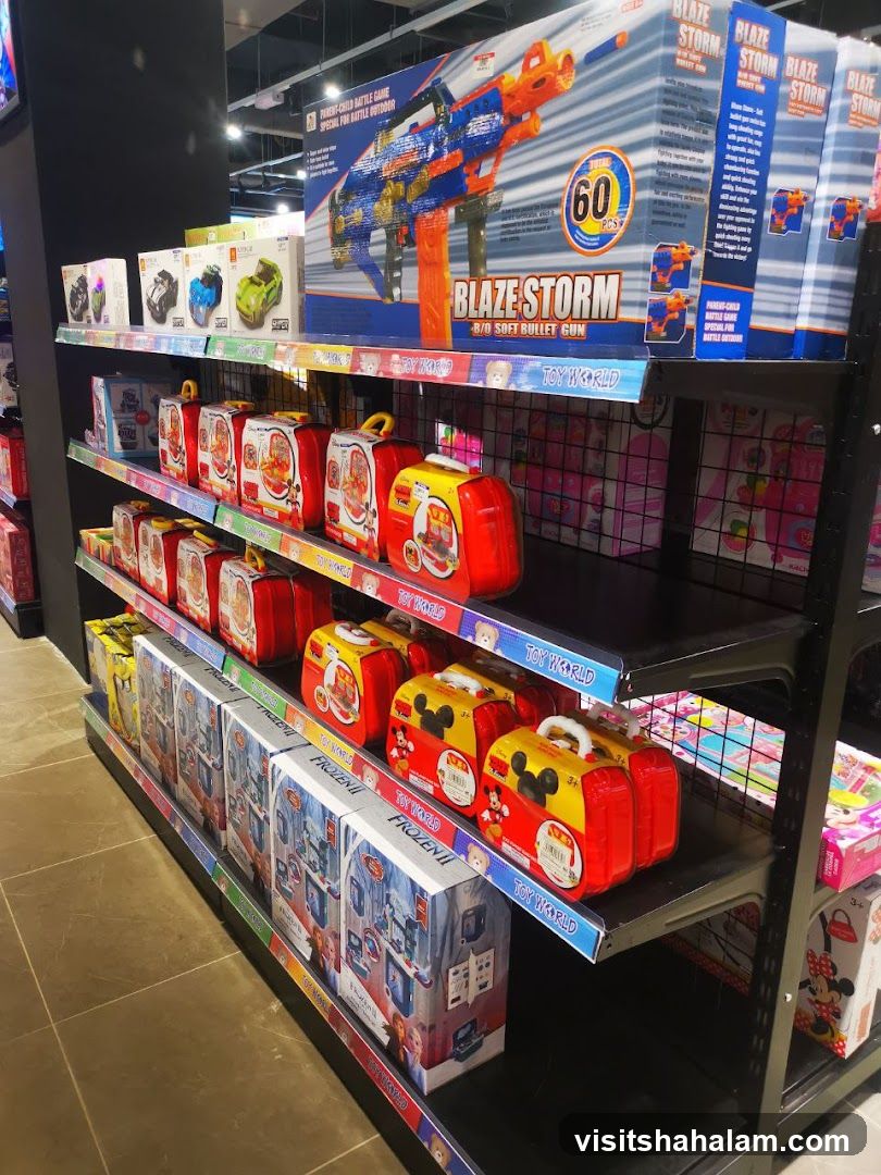 Toy Store Shelves
