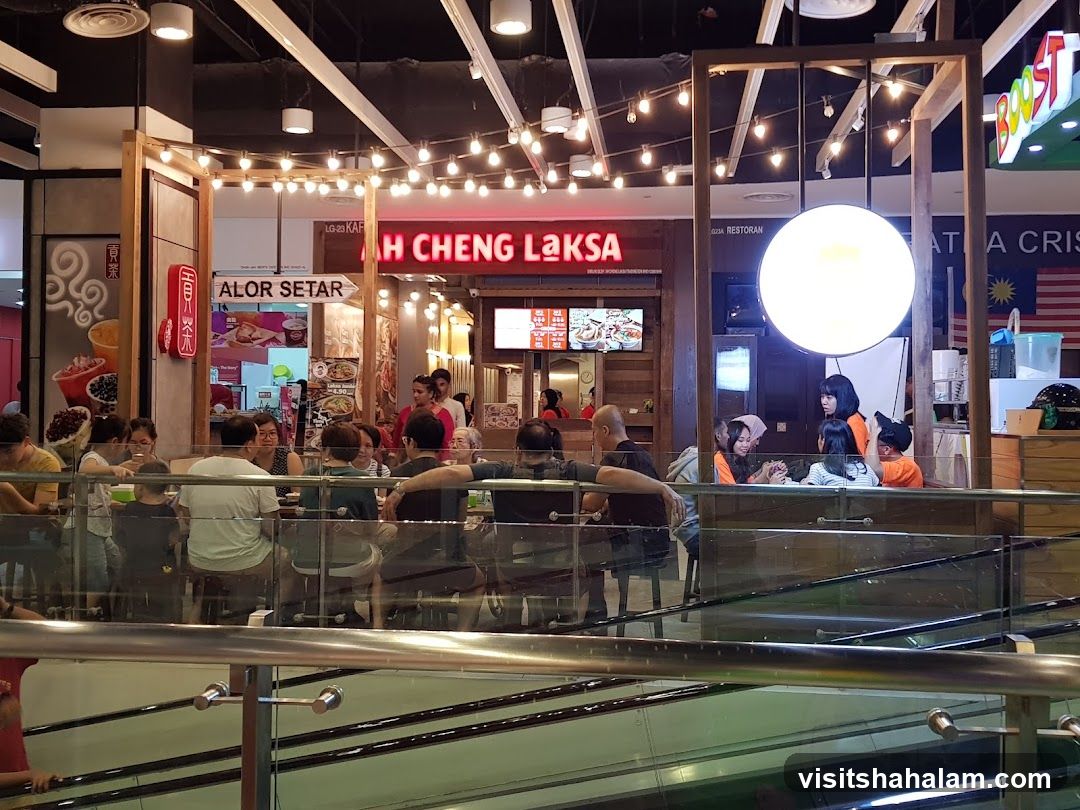Restaurant Interior with Diners