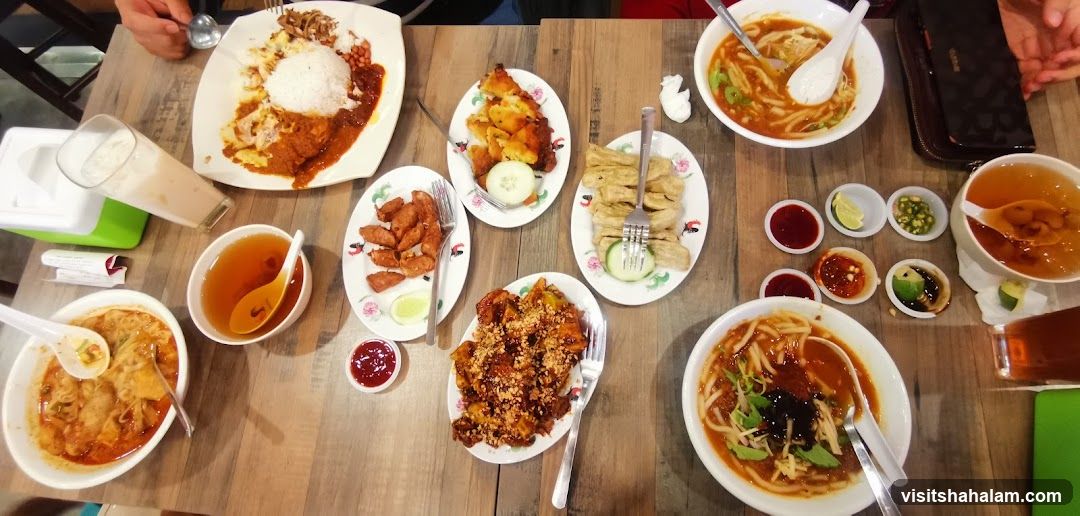 Table Full of Malaysian Food
