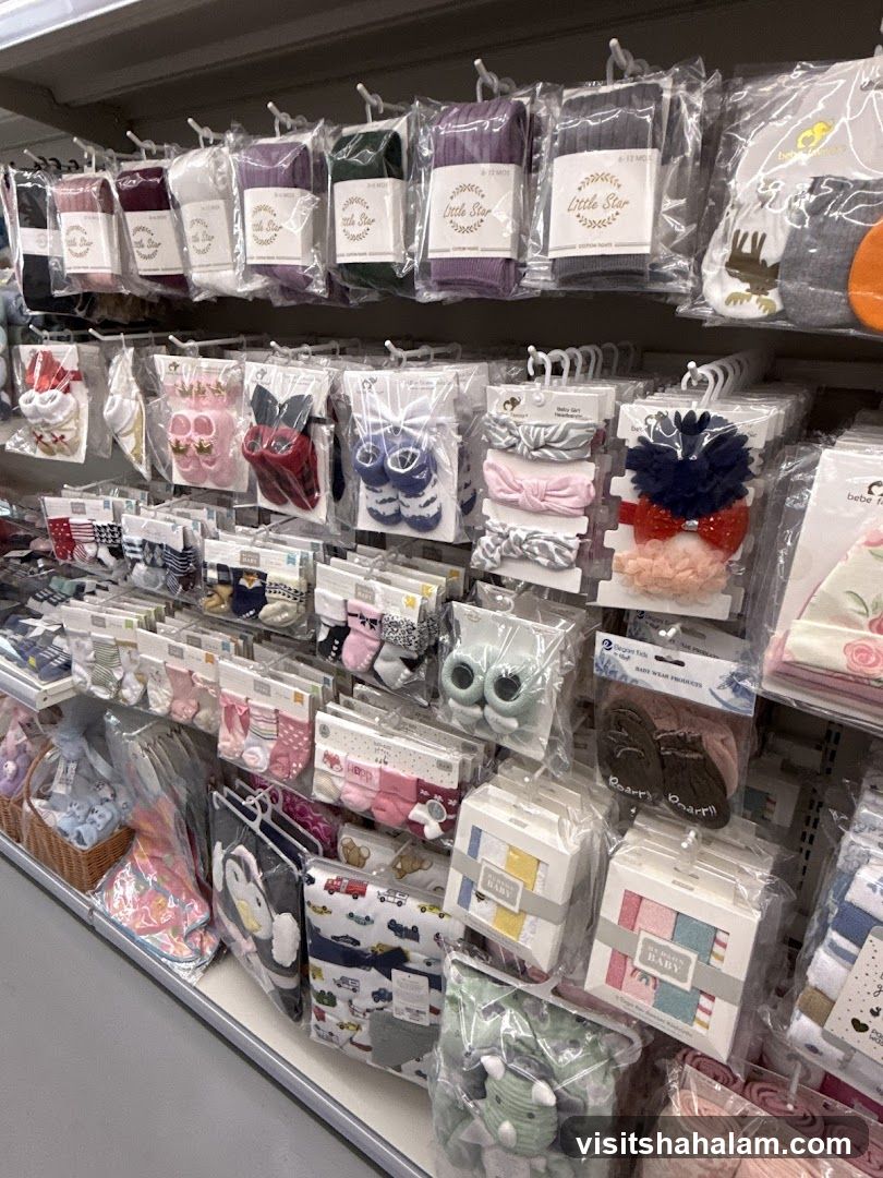 Baby Clothing and Accessories Display