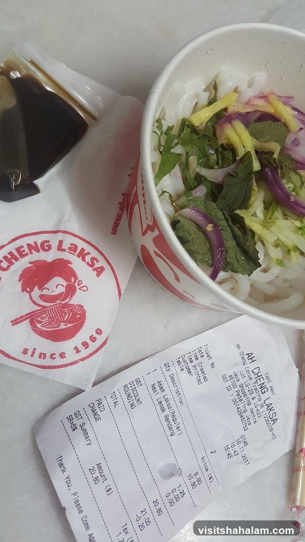Takeaway Meal with Receipt