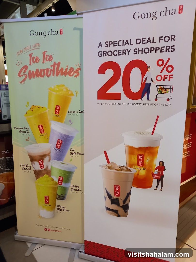 Gong Cha Smoothies and Grocery Shopper Deal