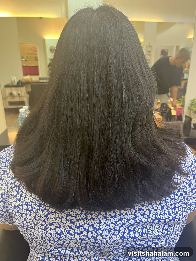 Woman's Hair in Salon