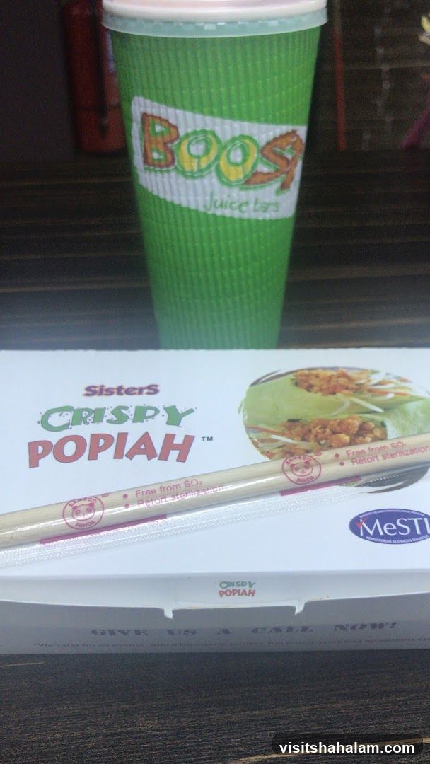 Boost Juice and Crispy Popiah