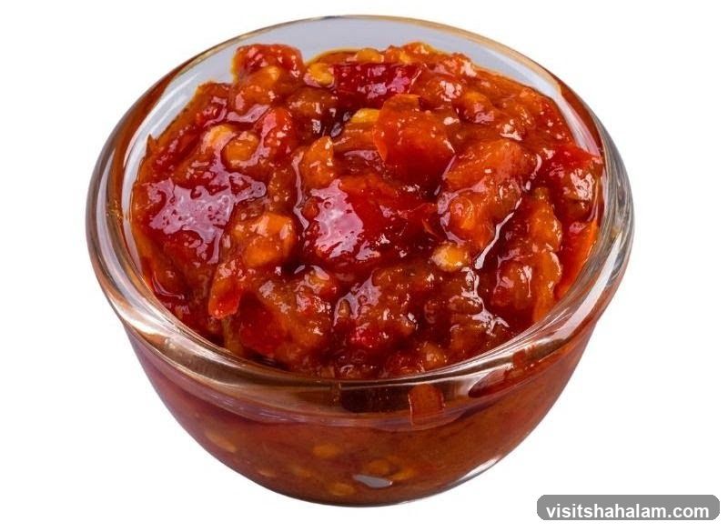 Chili Chutney in a Bowl