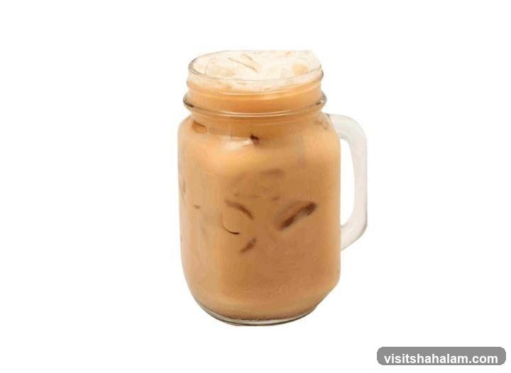 Iced Coffee in a Mason Jar
