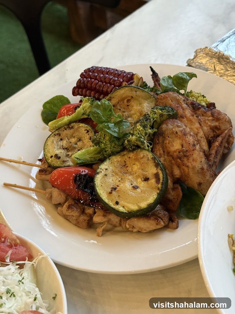 Grilled Chicken and Vegetable Skewers