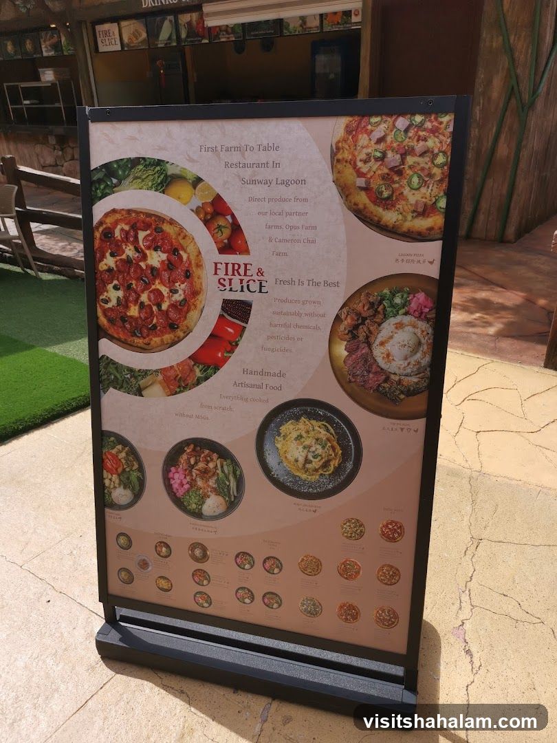 Fire & Slice Menu