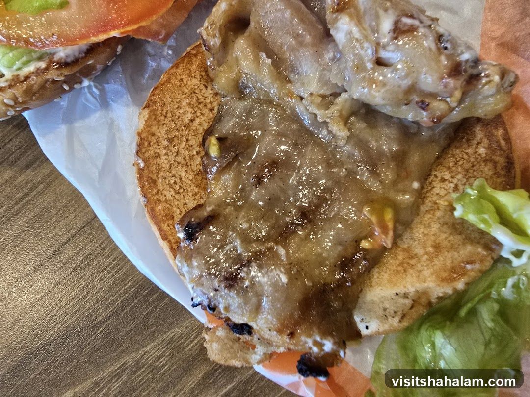 Close-up of a Burger