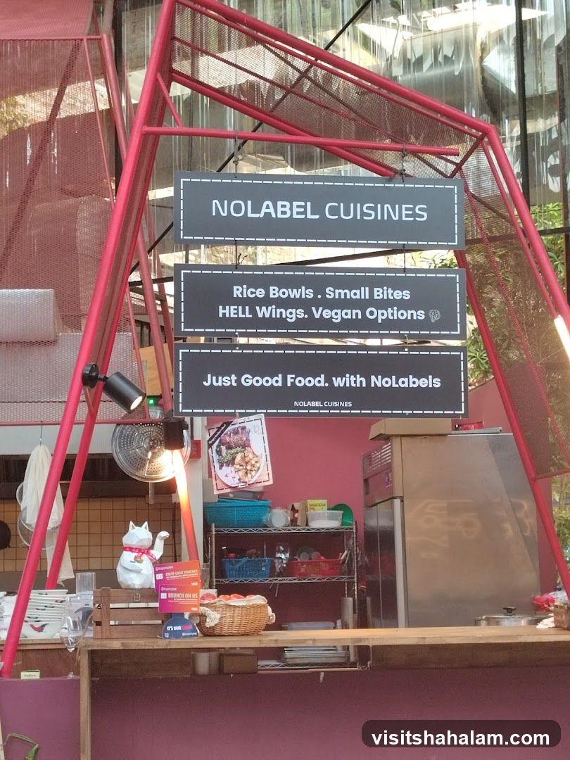 NOLABEL CUISINES Food Stall