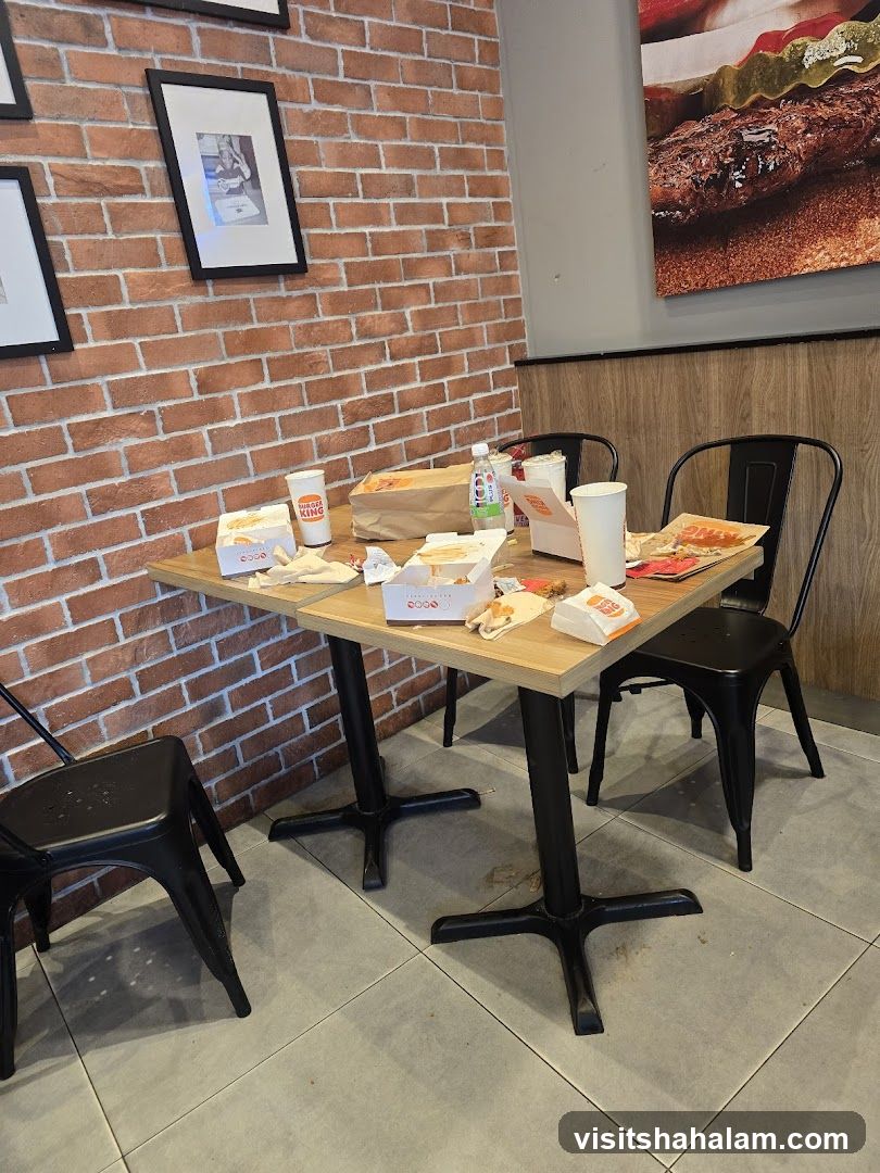 Burger King Table