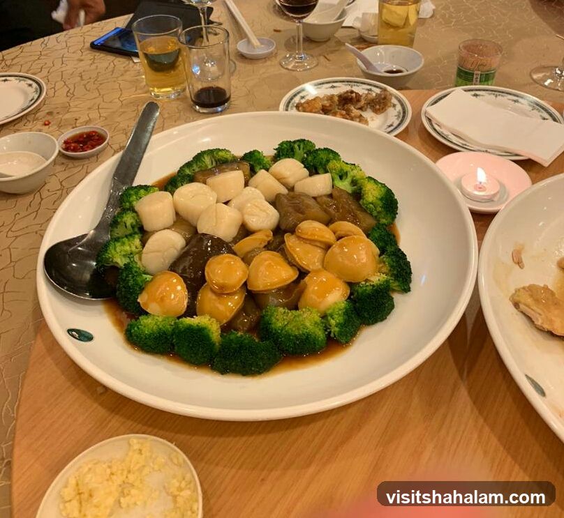 Seafood and Broccoli Dish