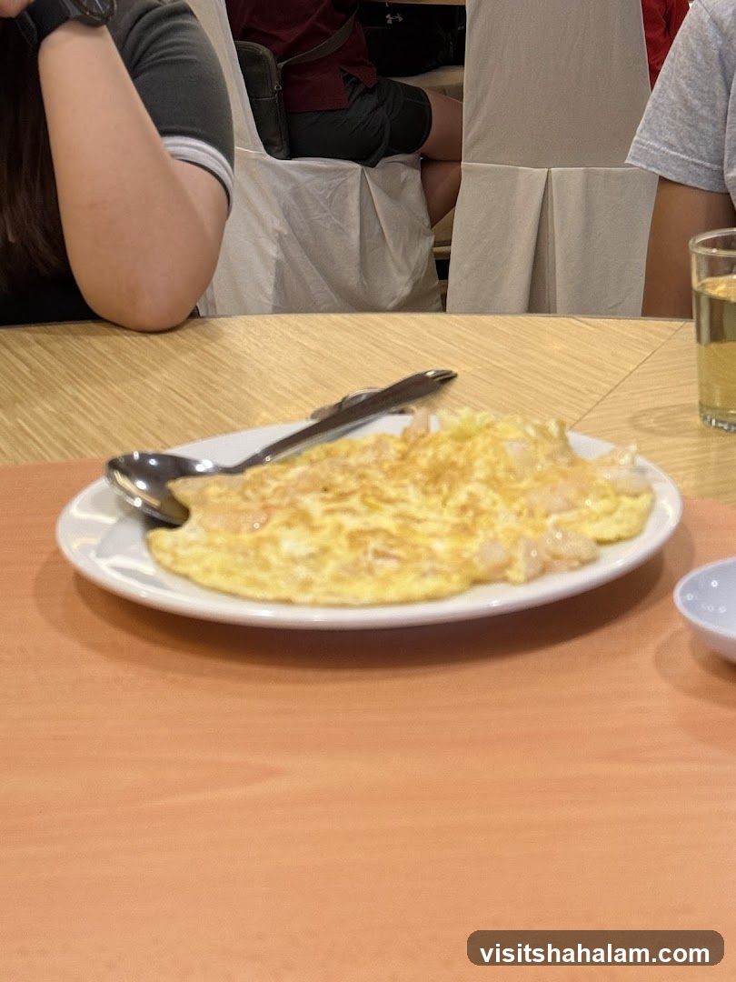 Omelet on a Plate