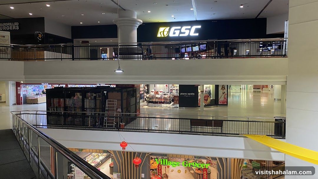 Mall Interior with Shops
