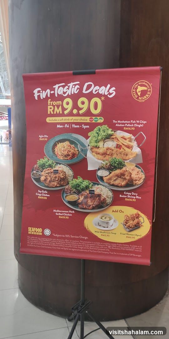 Fin-Tastic Deals Menu