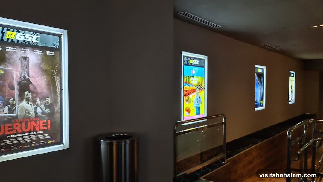 Movie Posters in Cinema Hallway