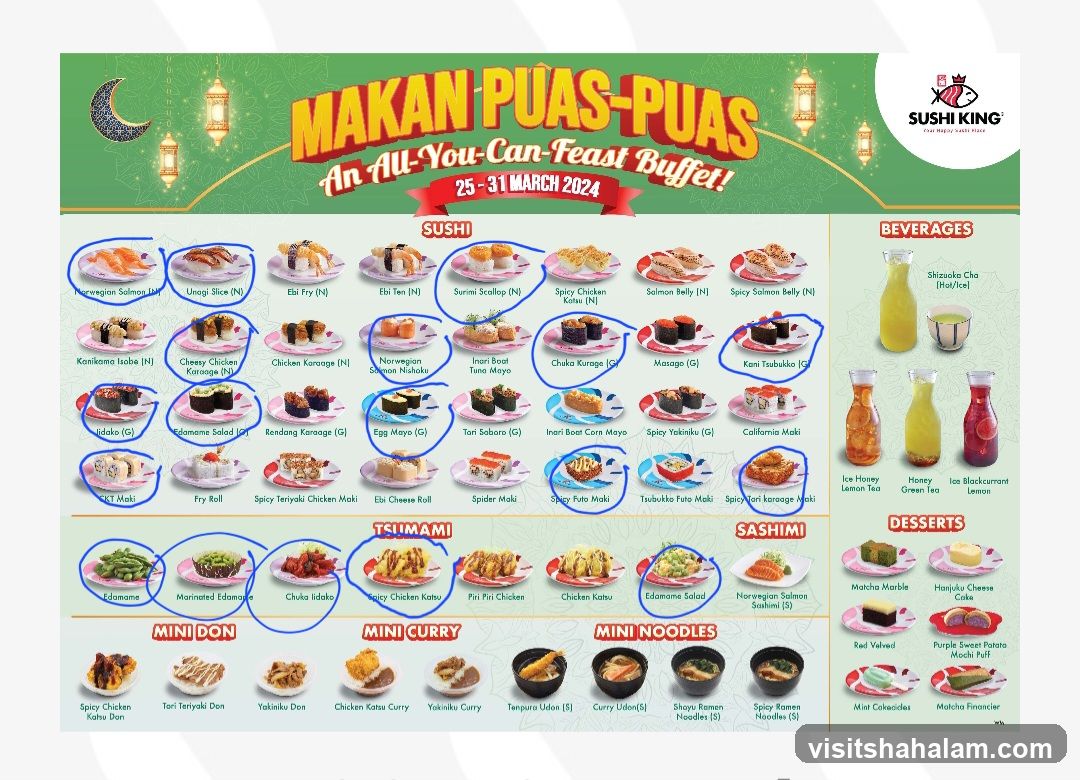 Makan Puas-Puas Buffet Menu