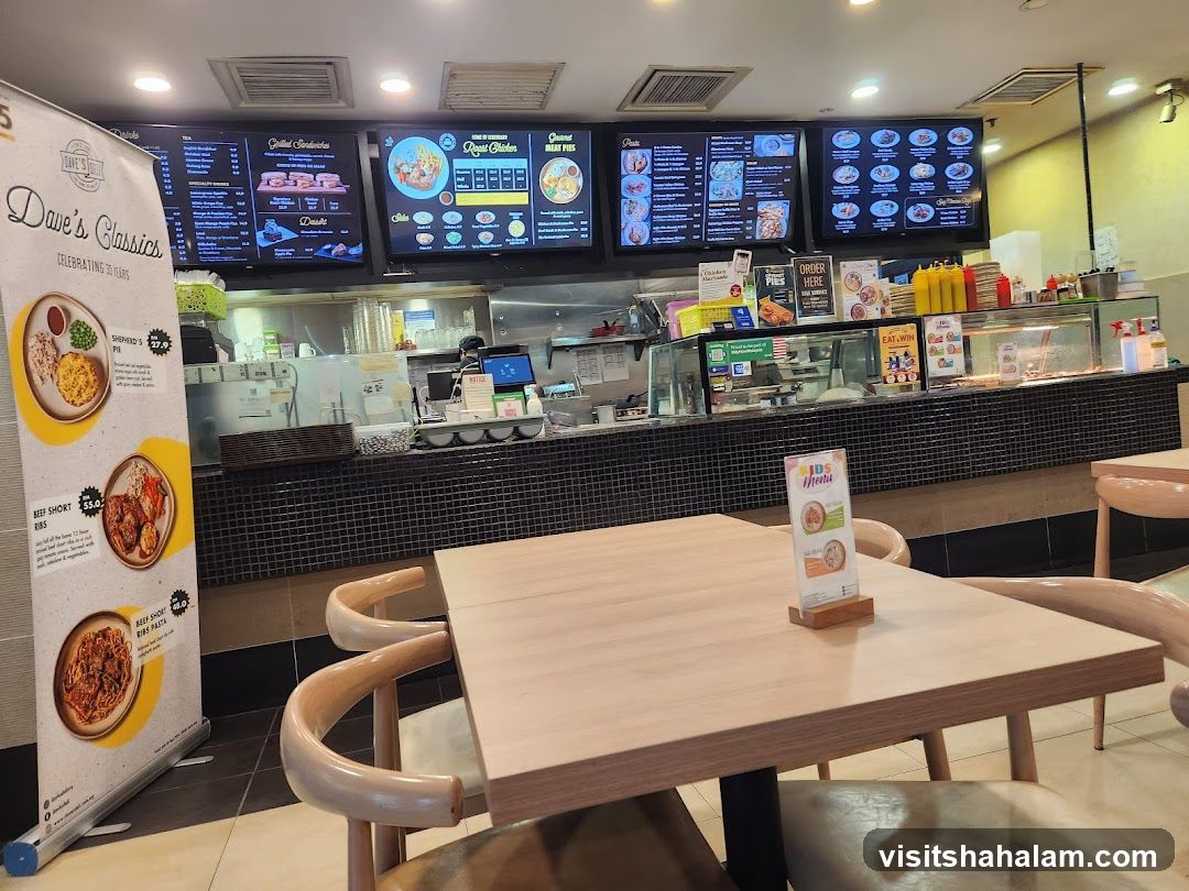Restaurant Interior with Menu Boards