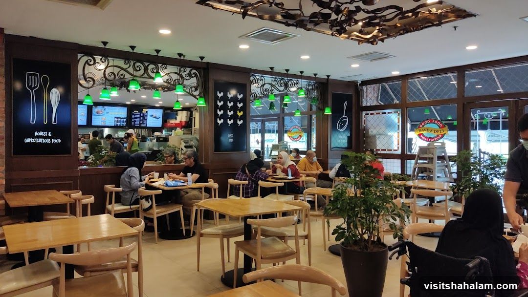 Restaurant Interior with Diners