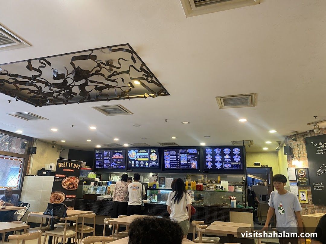 Restaurant Interior with Menu Boards