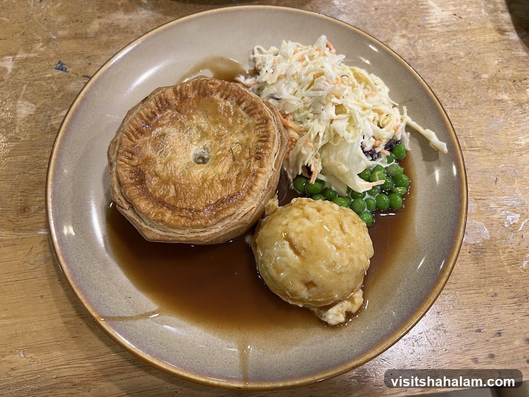 Savory Pie with Sides
