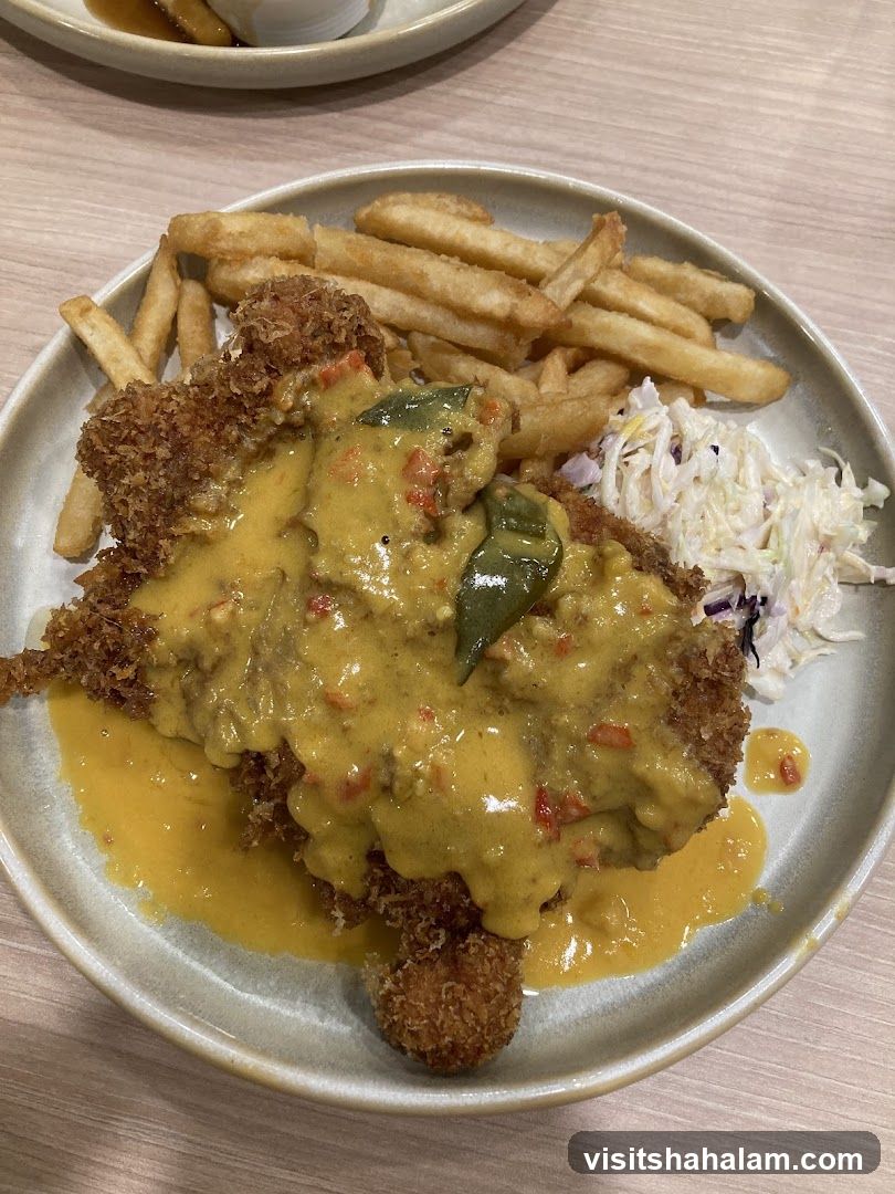 Crispy Chicken with Curry Sauce