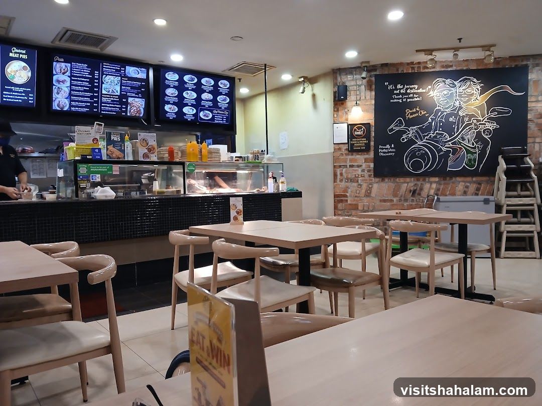 Restaurant Interior with Menu Boards