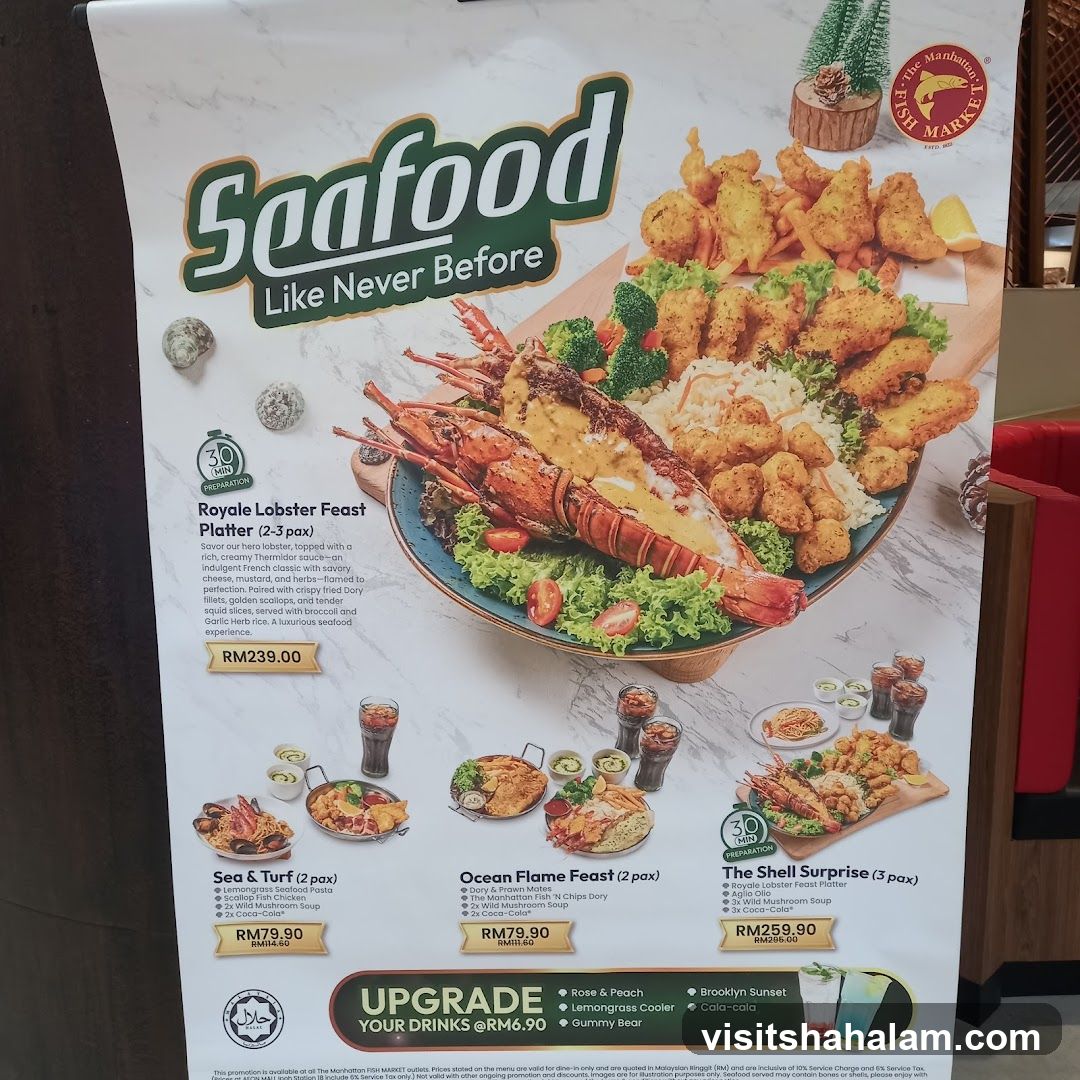 Seafood Feast Menu