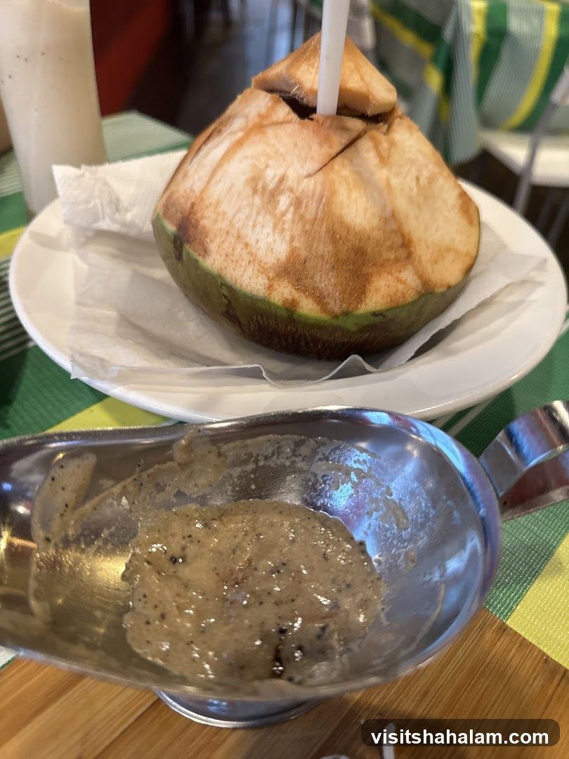 Coconut Drink and Sauce
