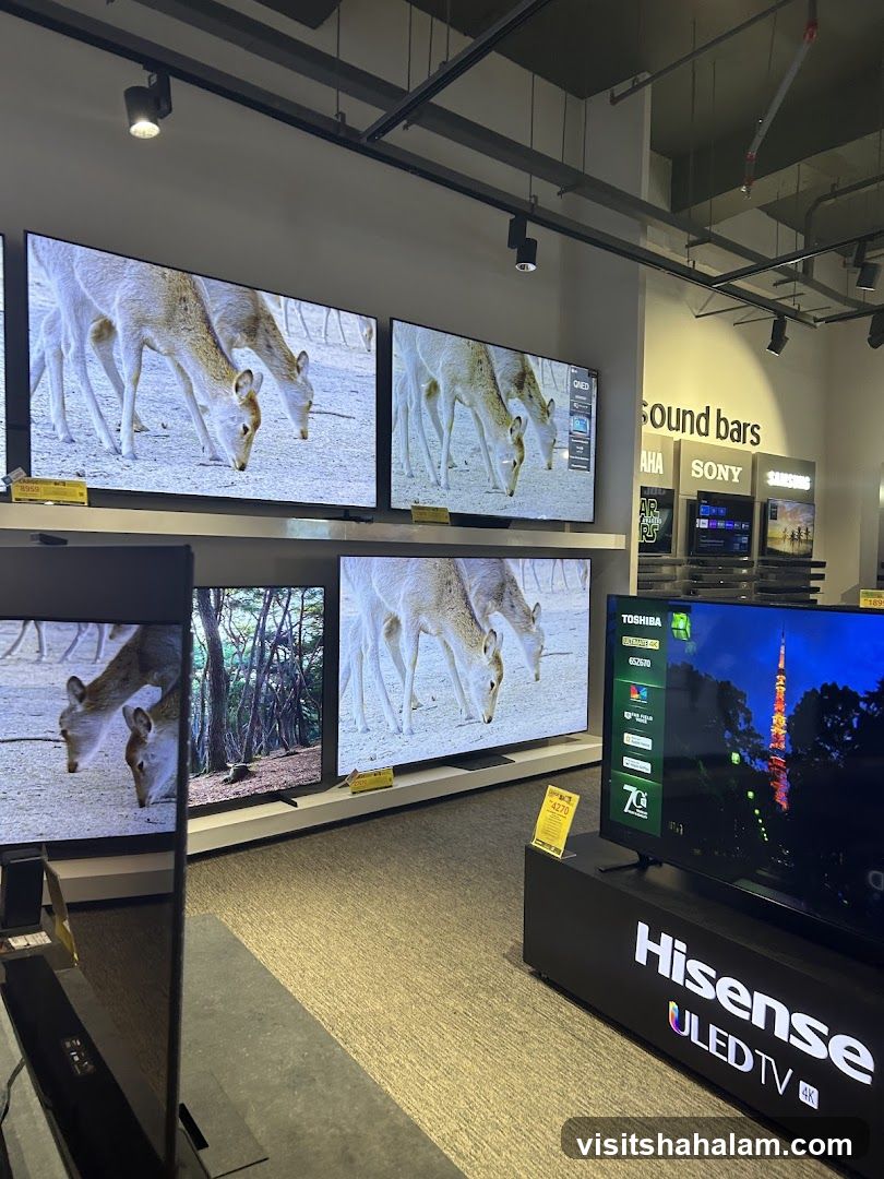 Televisions and Soundbars Display