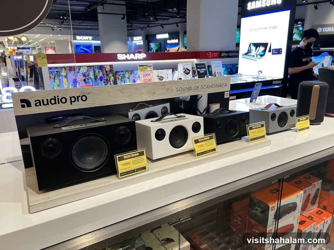 Audio Pro Speakers Display