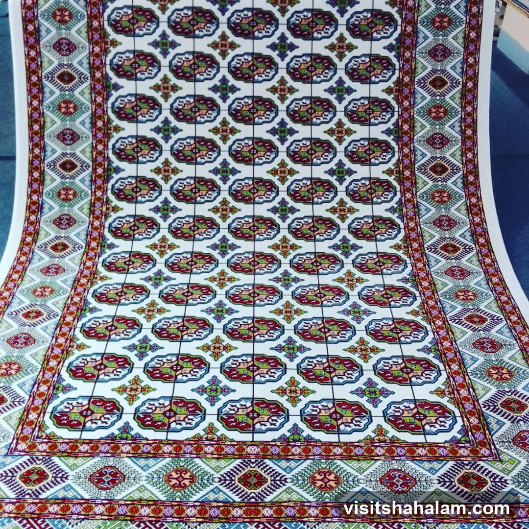 Textile with Geometric Pattern