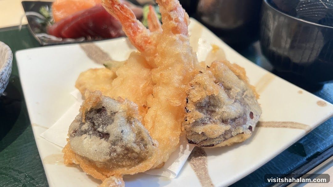 Tempura and Sashimi
