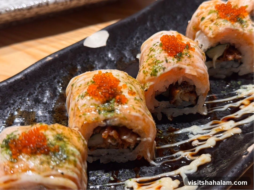 Salmon Sushi Rolls