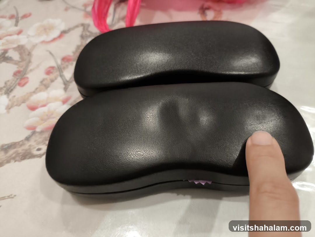 Two Black Eyeglass Cases