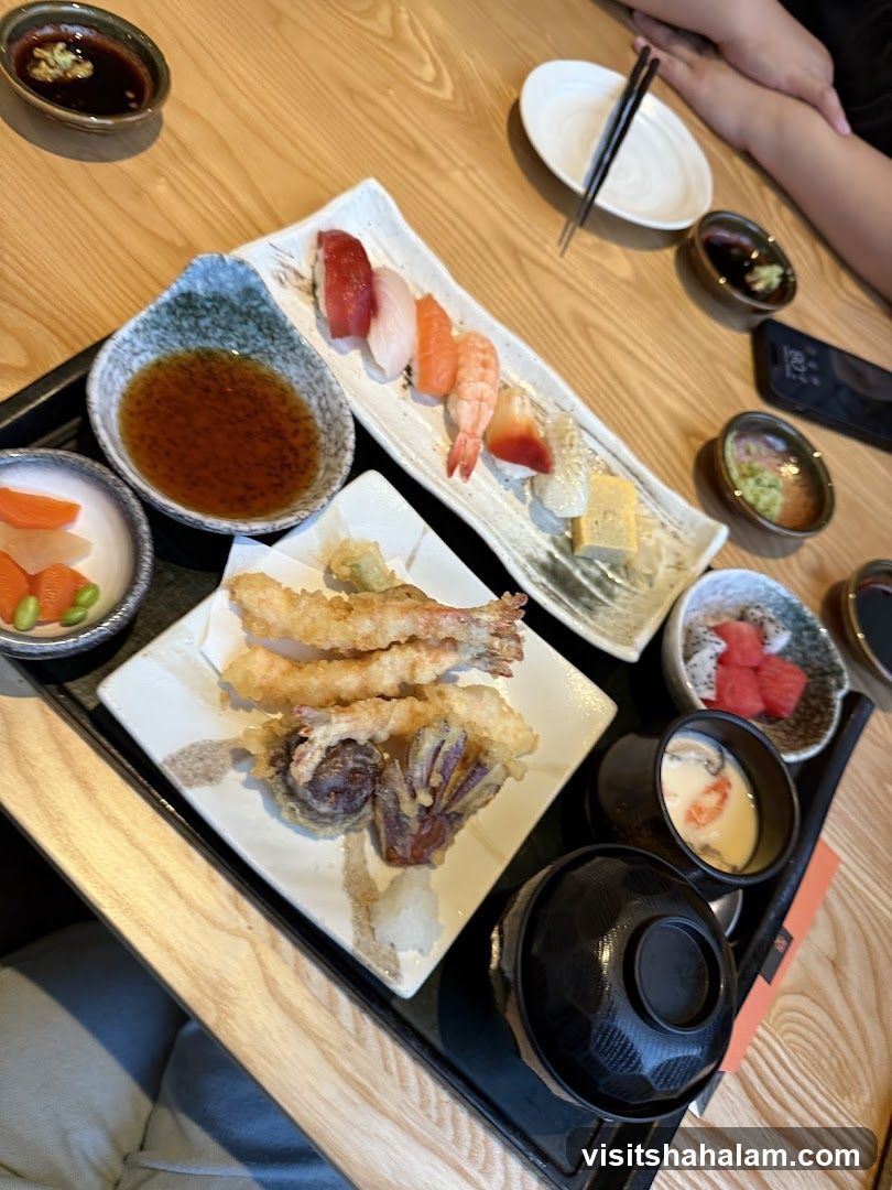 Sushi and Tempura Platter