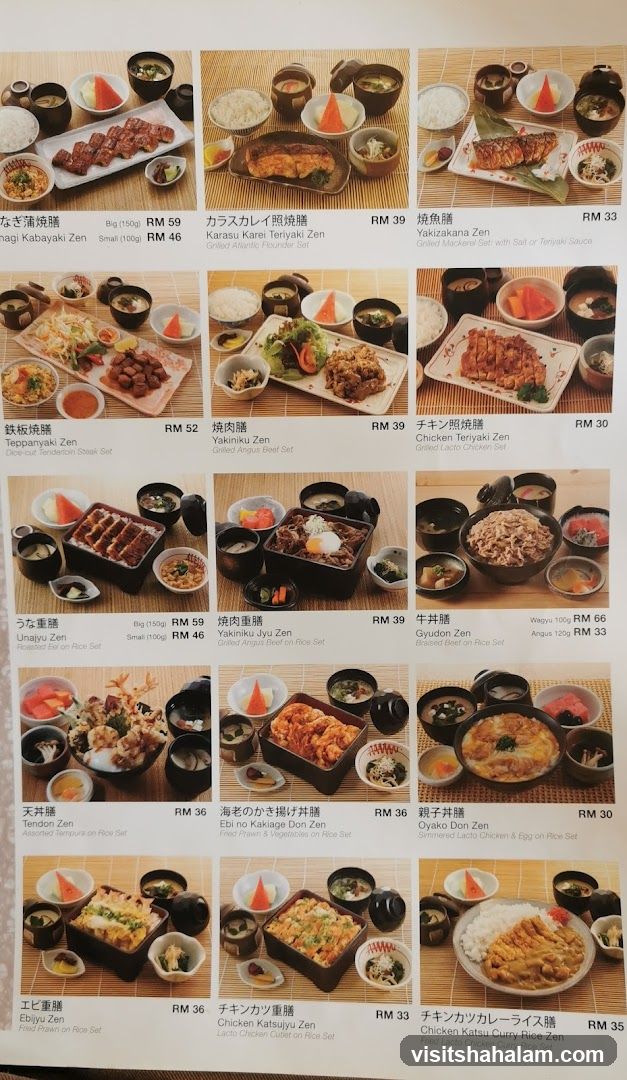 Japanese Set Meals