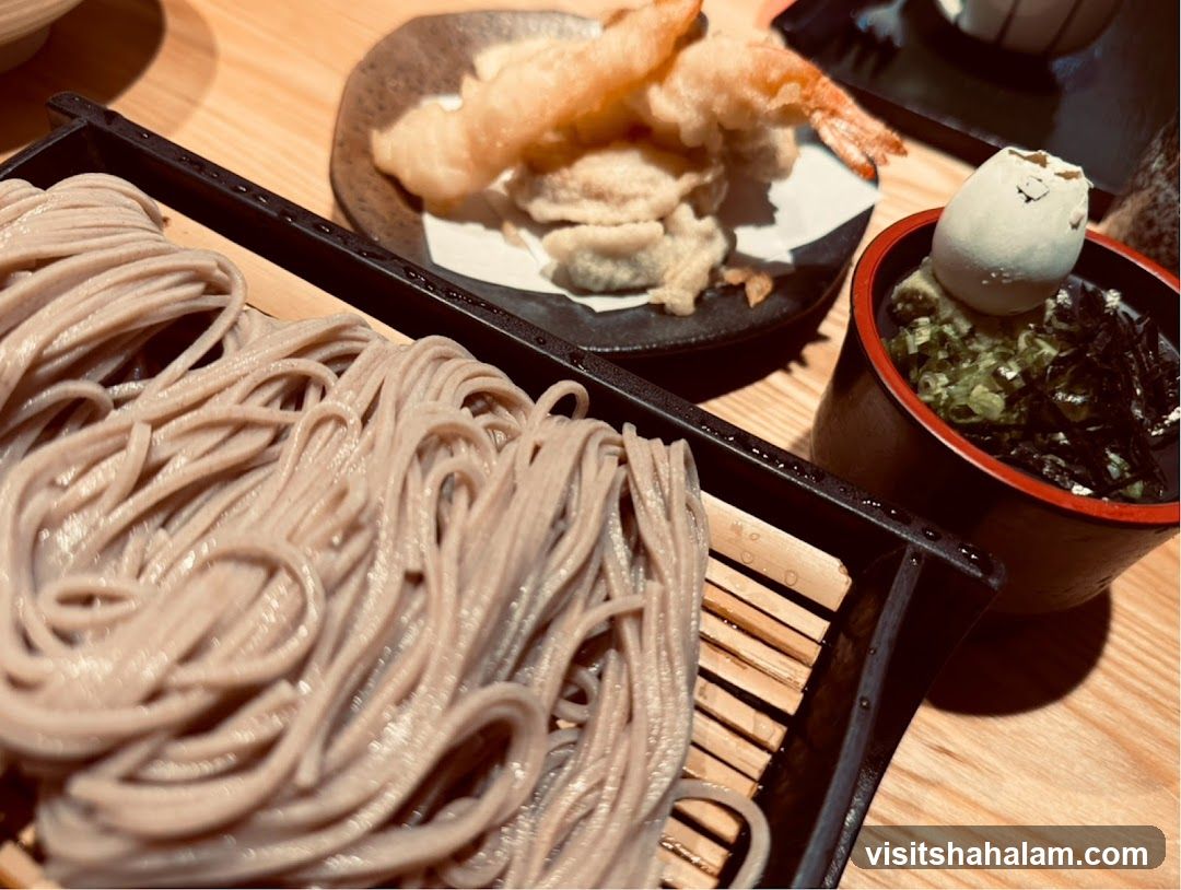 Soba Noodles with Tempura