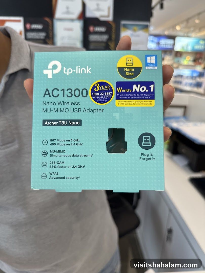 TP-Link AC1300 Nano Wireless MU-MIMO USB Adapter