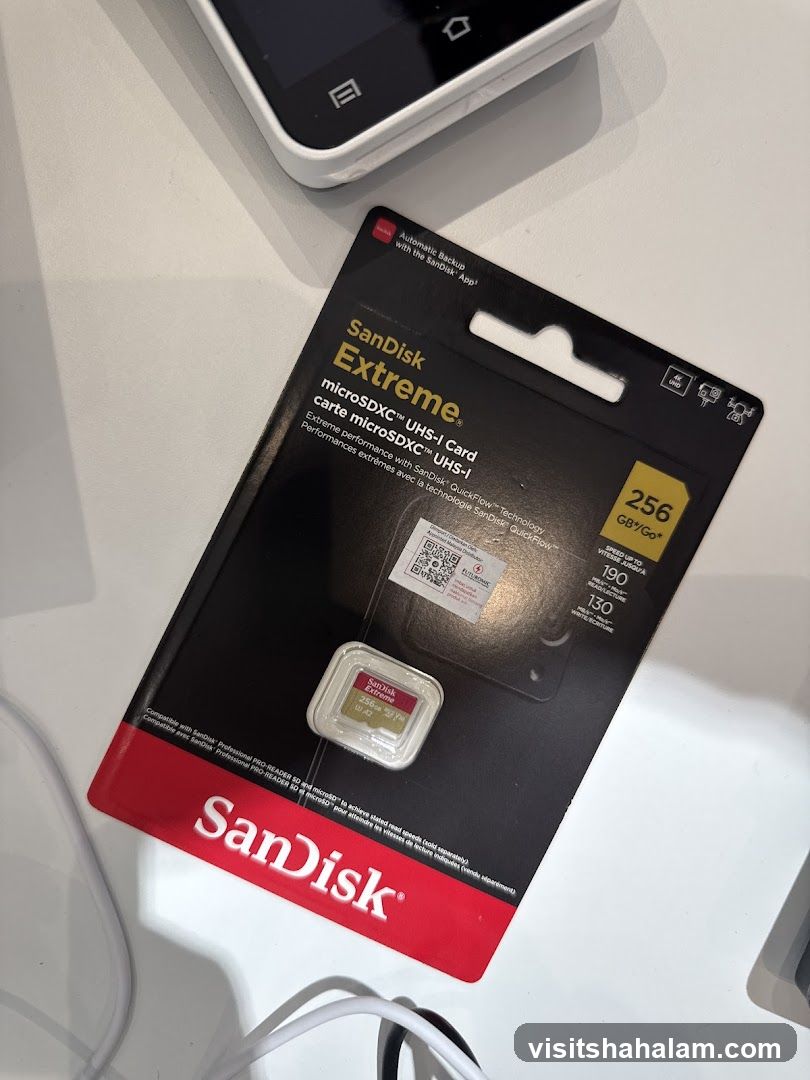 SanDisk Extreme microSDXC Card Packaging