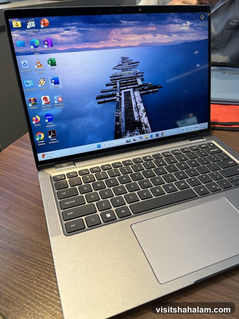 Laptop with Desktop Icons