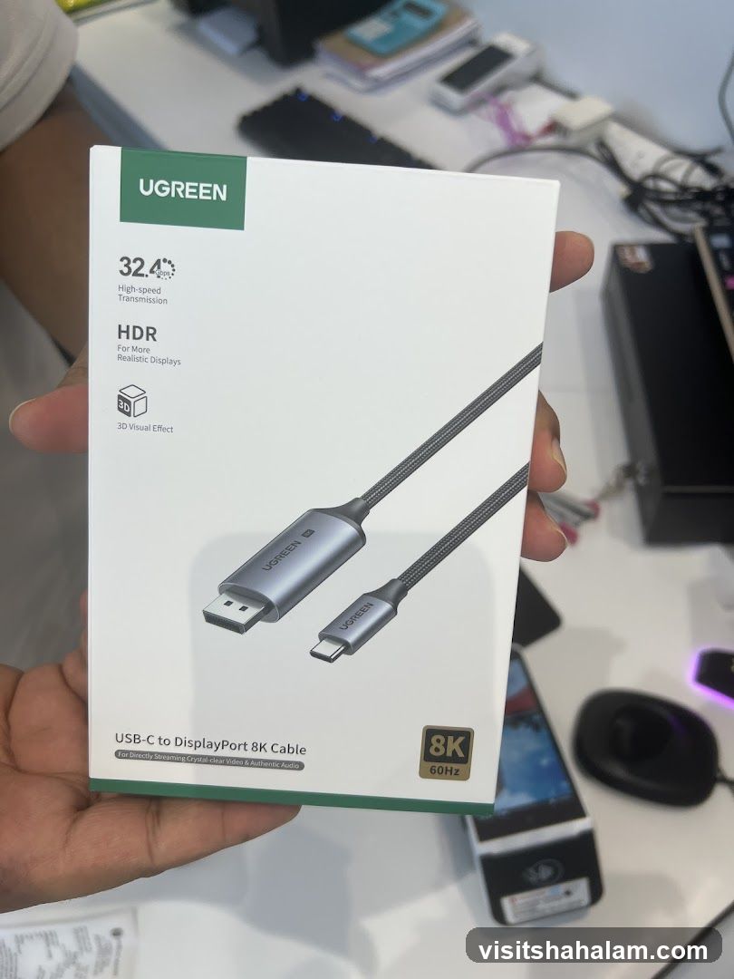 UGREEN USB-C to DisplayPort 8K Cable