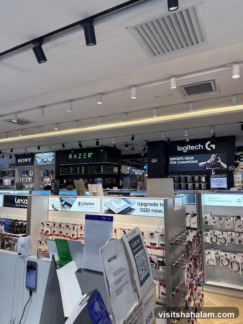 Electronics Store Interior