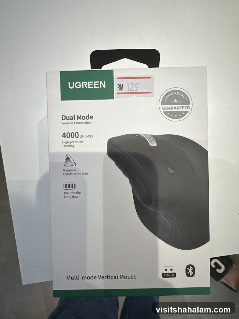 UGREEN Multi-mode Vertical Mouse Box