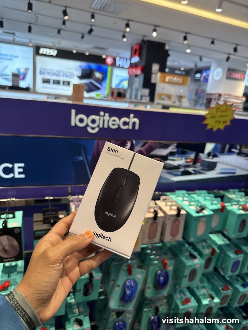 Logitech Computer Mouse Display